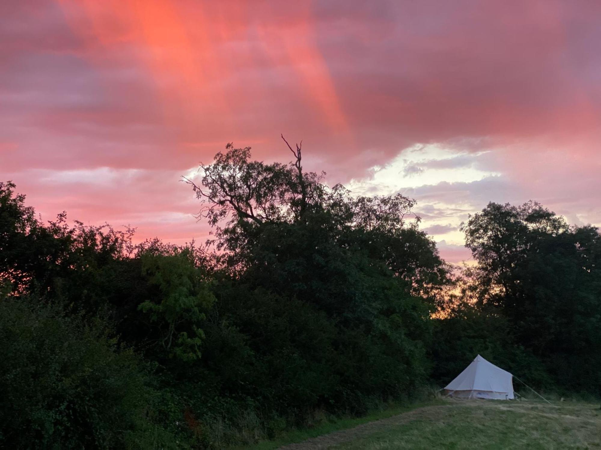 Bell Tent 4M Fossewold Farm Camping Moreton-in-Marsh Exteriör bild